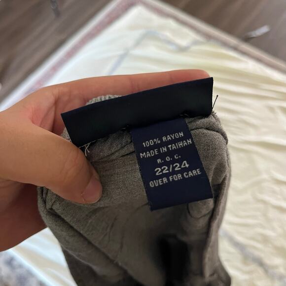 Y2K 2000s Grey Floral Print Plus Sz 3X Elastic Wast Whimsygoth Grunge - Picture 8 of 9